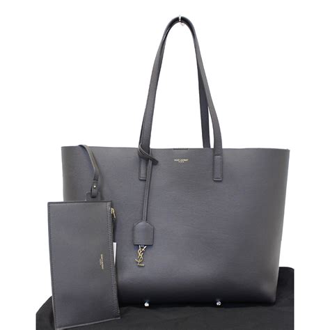 ysl shopper tote gray celebrity|ysl double shoulder bag.